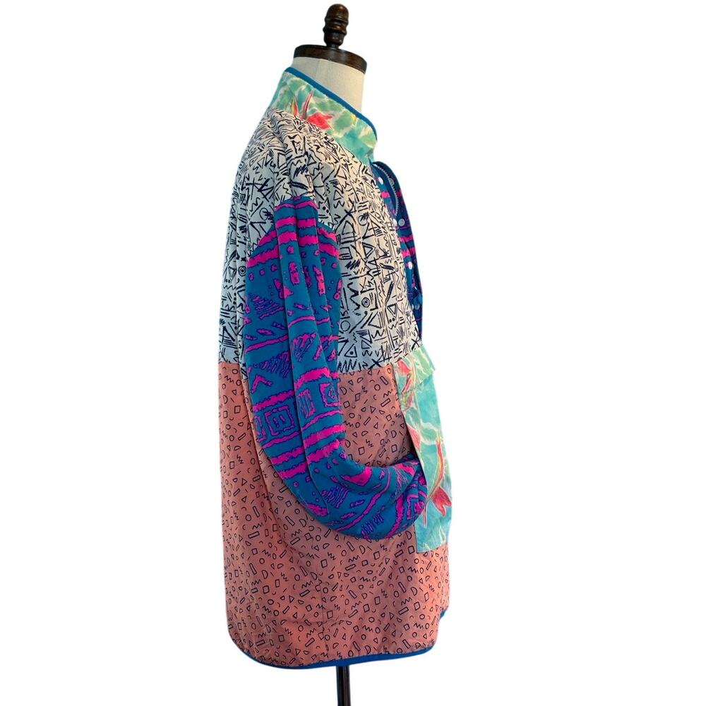 Euc! Chubbies Pullover Reversible Jacket Sherpa &… - image 4